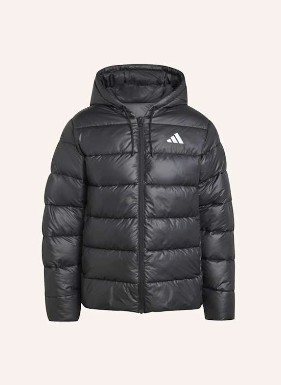 adidas ESSENTIALS CLIMAWARM KUNSTDAUNEN STEPP-KAPUZENJACKEN SCHWARZ
