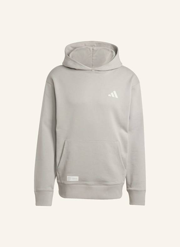 adidas MERCEDES - AMG PETRONAS FORMULA ONE TEAM PREMIUM SWEAT HOODIE BEIGE