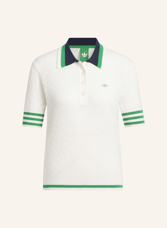 adidas ORIGINALS KNIT POLOSHIRT WEISS