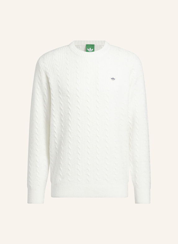 adidas ORIGINALS ZOPFMUSTER PULLOVER WEISS