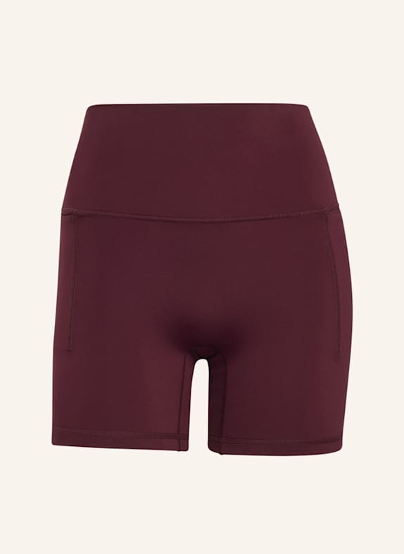 adidas 3-STREIFEN STUDIO ALL ME BOOTY LEGGINGS, KURZ ROT