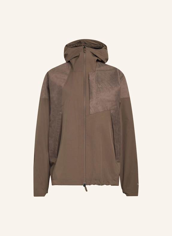 adidas TERREX TERREX XPERIOR 2.5 LAYER HYBRID PRIMEKNIT CLIMAPROOF JACKE BRAUN