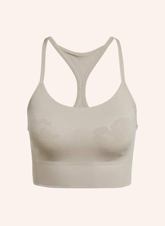 adidas by Stella McCartney ADIDAS BY STELLA MCCARTNEY TRUESTRENGTH SEAMLESS YOGA SPORT-BH BEIGE