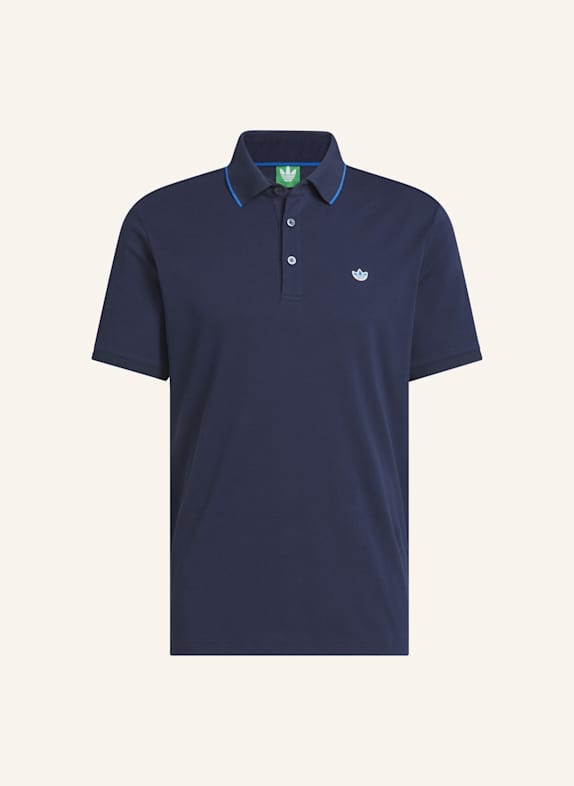 adidas ORIGINALS TWISTKNIT TREFOIL POLOSHIRT BLAU