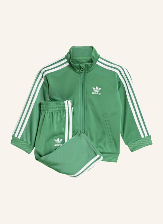 adidas Originals ADICOLOR FIREBIRD KIDS TRAININGSANZUG GRÜN