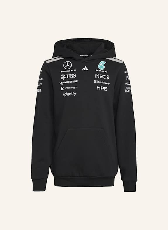 adidas MERCEDES - AMG PETRONAS FORMULA 1 TEAM DRIVER HOODIE SCHWARZ