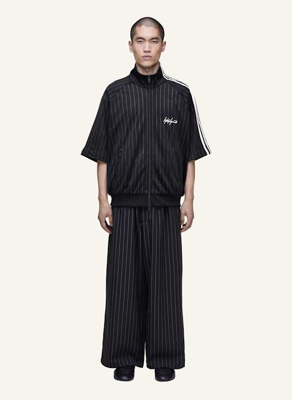 Y-3 Y-3 SPORT UNIFORM TRAININGSHOSE MIT NADELSTREIFEN SCHWARZ/ WEISS