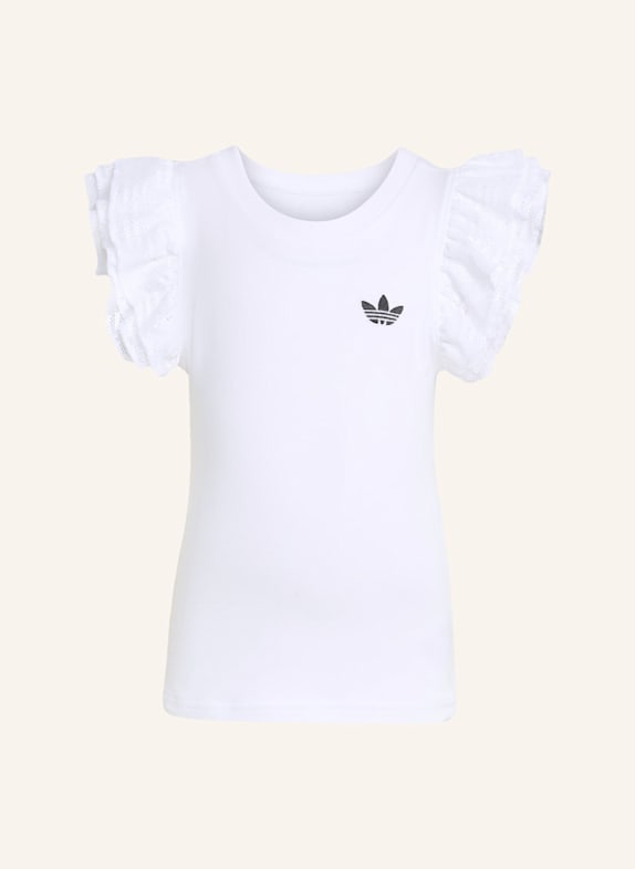 adidas Originals KURZES AOP CYCLING T-SHIRT-SET WEISS/ SCHWARZ