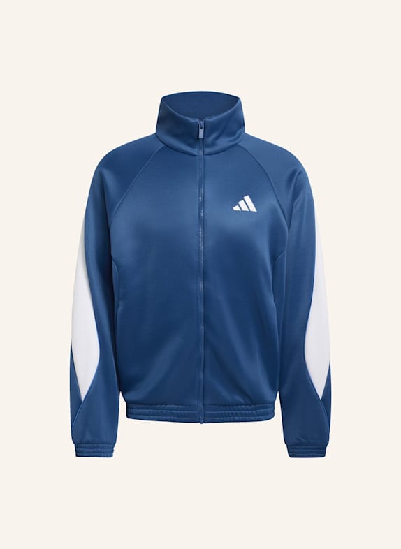 adidas STADIUM TRAININGSJACKE PETROL/ WEISS/ BLAU