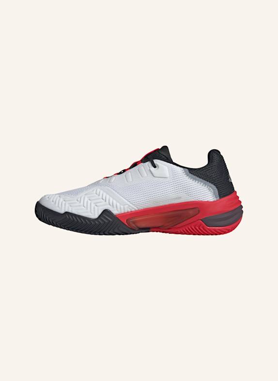 adidas BARRICADE 13 CLAY TENNISSCHUHE WEISS/ SCHWARZ/ ROT