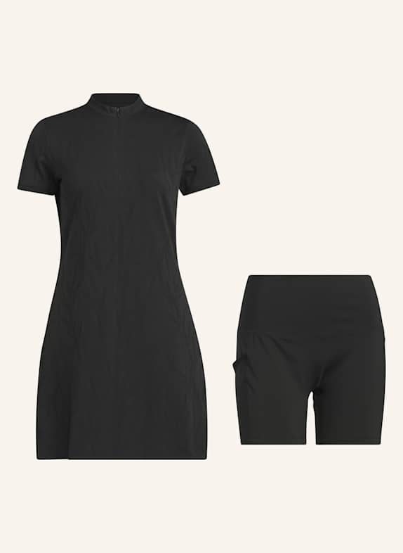 adidas GO-TO JACQUARD KLEID SCHWARZ