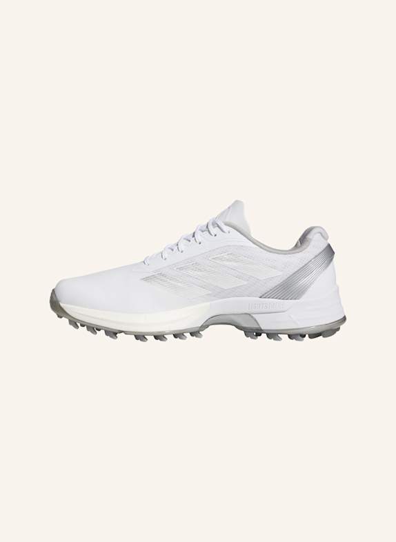 adidas ADIZERO ZG SPIKELESS GOLFSCHUH WEISS/ GRAU/ SILBER