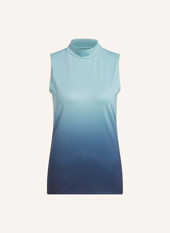 adidas ULTIMATE365 GRADIENT ÄRMELLOSES OBERTEIL MIT ANGEDEUTETEM KRAGEN BLAU
