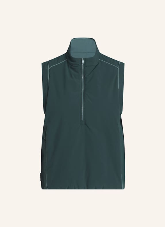 adidas BEYOND TWISTWEAVE LOOSE QUARTER-ZIP WESTE GRÜN