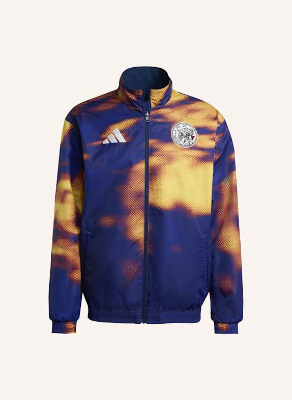 adidas AJAX AMSTERDAM X ID&T TRAININGSJACKE BLAU