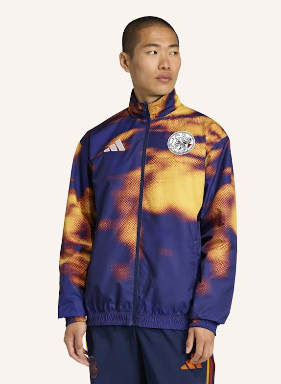 adidas AJAX AMSTERDAM X ID&T TRAININGSJACKE BLAU