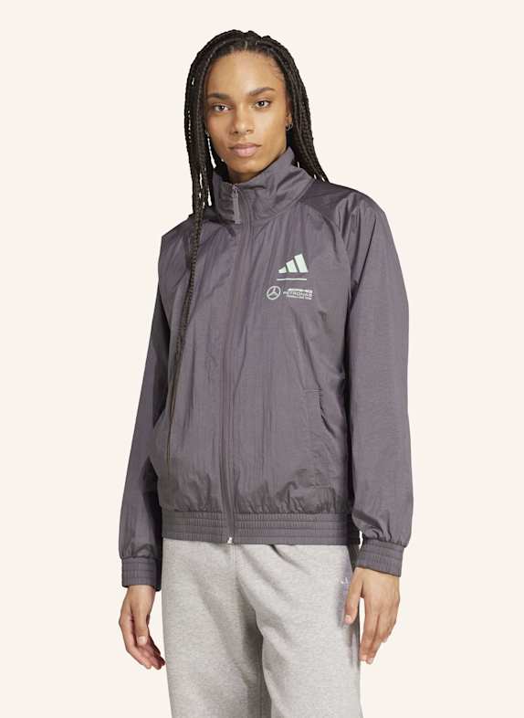 adidas MERCEDES - AMG PETRONAS FORMULA ONE TEAM PREMIUM WOVEN ORIGINALS JACKE GRAU/ GRÜN
