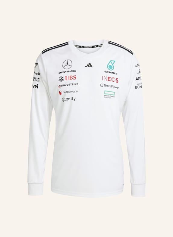 adidas MERCEDES - AMG PETRONAS FORMULA ONE TEAM DRIVER TRIKOT WEISS/ SCHWARZ