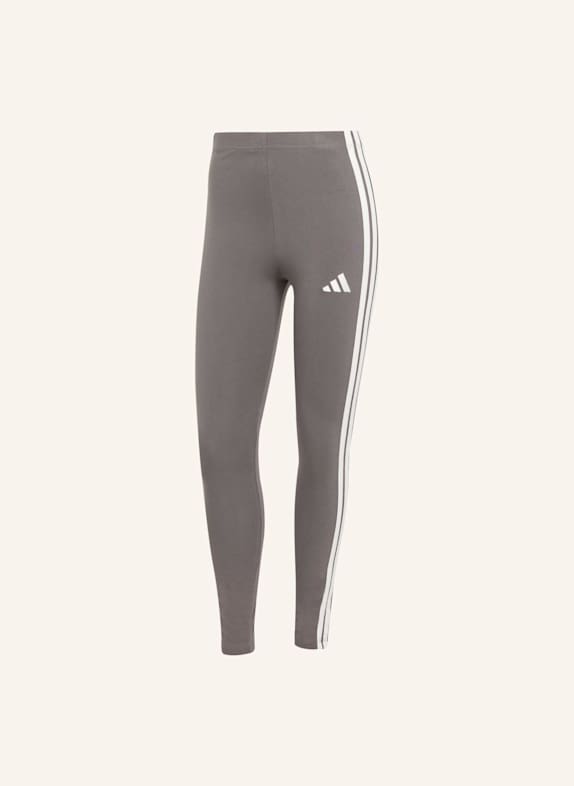 adidas Tights ESSENTIALS 3-STREIFEN WEISS
