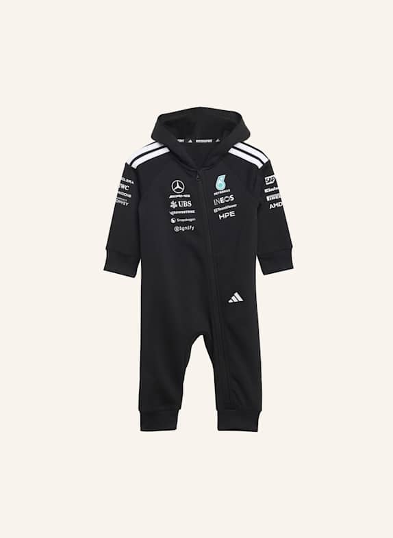 adidas MERCEDES - AMG PETRONAS FORMULA 1 TEAM DNA BABY TRAININGSANZUG SCHWARZ