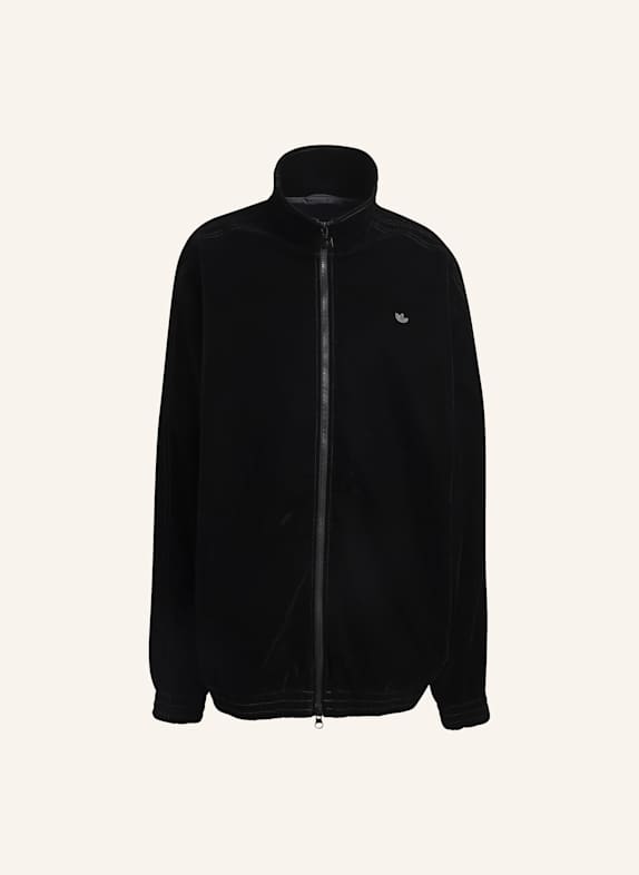 adidas Originals BRUSHED TWILL OVERSIZED FIREBIRD TRACK TOP SCHWARZ