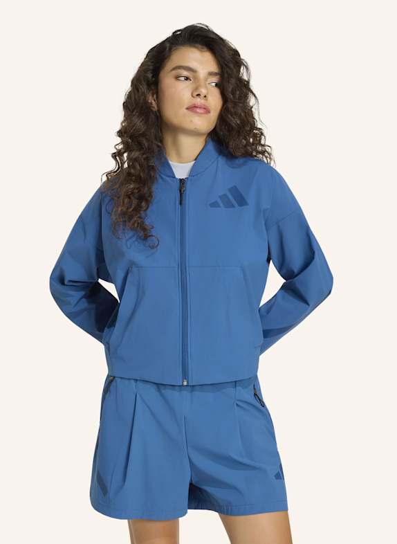 adidas ADIDAS Z.N.E. WOVEN BOMBERJACKE BLAU