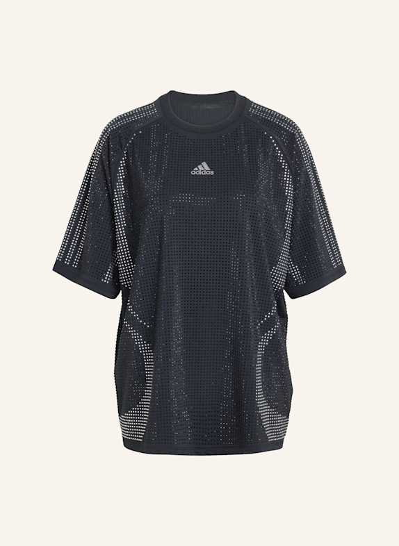 adidas Originals TEAMGEIST RHINESTONE T-SHIRT SCHWARZ