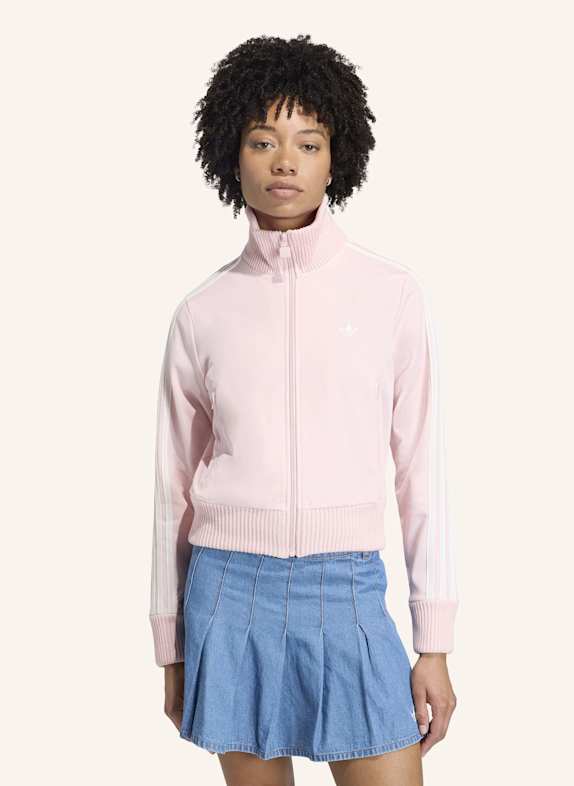 adidas Originals FIREBIRD ORIGINALS JACKE MIT HÄKELDETAILS ROSA