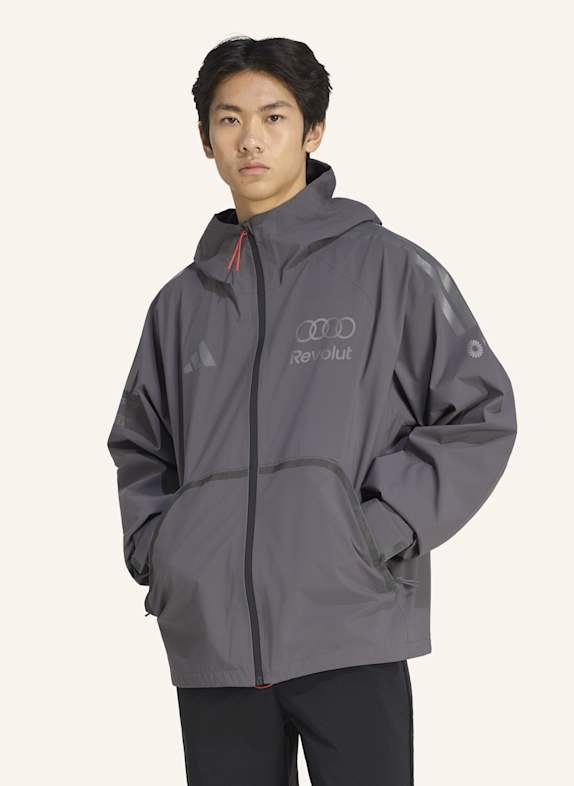 adidas AUDI REVOLUT F1 TEAM ENGINEERS & MARKETING REGENJACKE GRAU