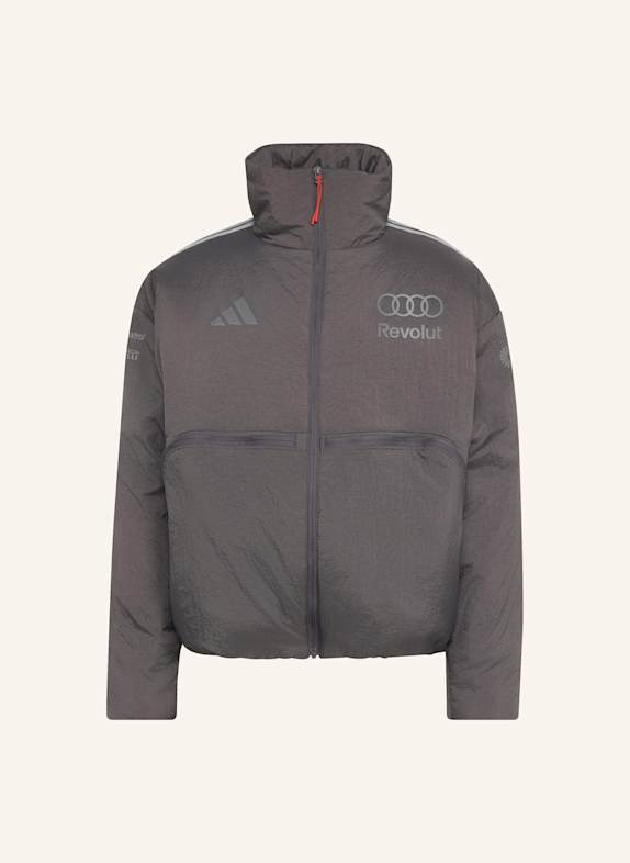 adidas AUDI REVOLUT F1 TEAM ENGINEERS & MARKETING PUFFER JACKE GRAU