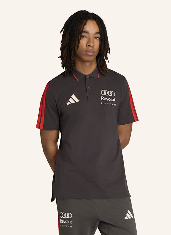 adidas AUDI REVOLUT F1 TEAM DNA POLOSHIRT SCHWARZ