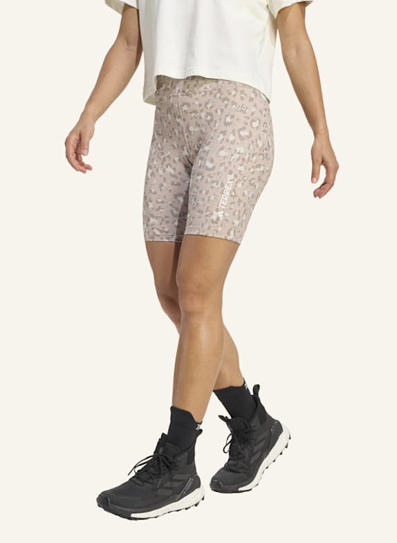 adidas TERREX TERREX MULTI 8INCH PRINTED SHORTS BEIGE/ BRAUN