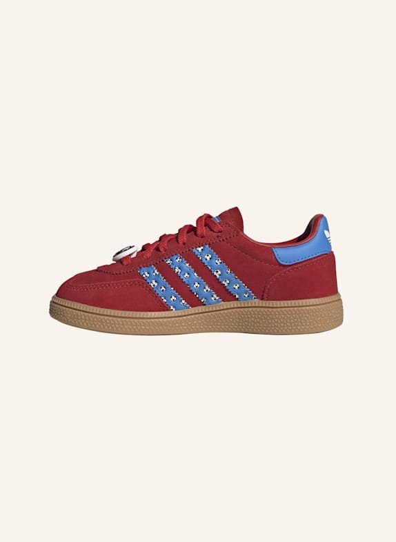 adidas Originals ADIDAS DISNEY HANDBALL SPEZIAL COMFORT CLOSURE ELASTIC LACE SCHUH ROT/ BLAU/ BEIGE