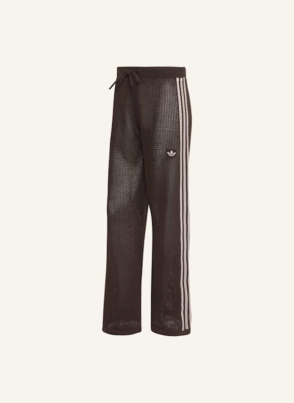 adidas Originals GESTRICKTE GEHÄKELTE FIREBIRD TRAININGSHOSE BRAUN