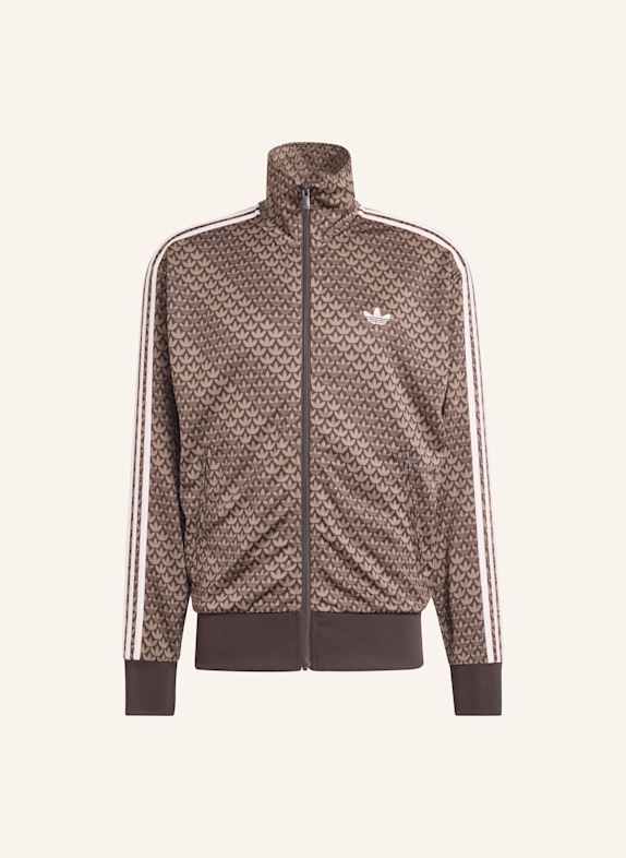 adidas Originals FIREBIRD LOOSE MONOGRAM TRAININGSJACKE BRAUN/ PINK