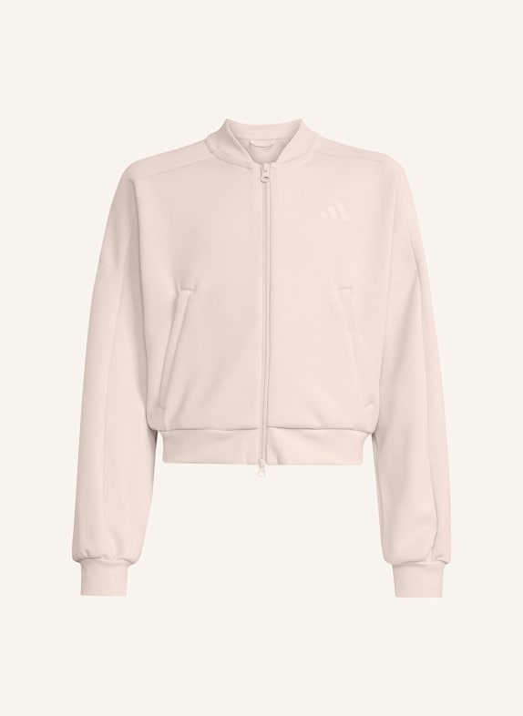 adidas FUTURE ICONS 3-STREIFEN TRAININGSJACKE, DURCHGEHENDER REISSVERSCHLUSS PINK