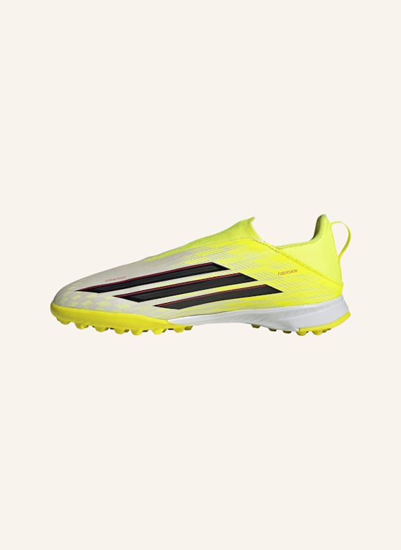 adidas F50 LEAGUE LACELESS TURF KIDS FUSSBALLSCHUH GELB/ SCHWARZ/ ROT