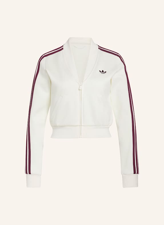 adidas Originals SUPERSTAR TRACK TOP MIT V-AUSSCHNITT WEISS