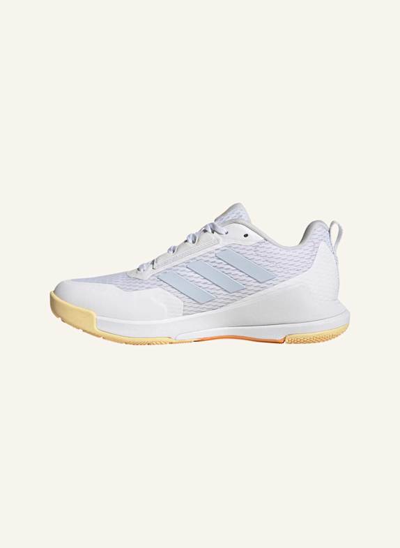 adidas Indoorschuhe NOVAFLIGHT 2 WEISS/ BLAU/ ORANGE