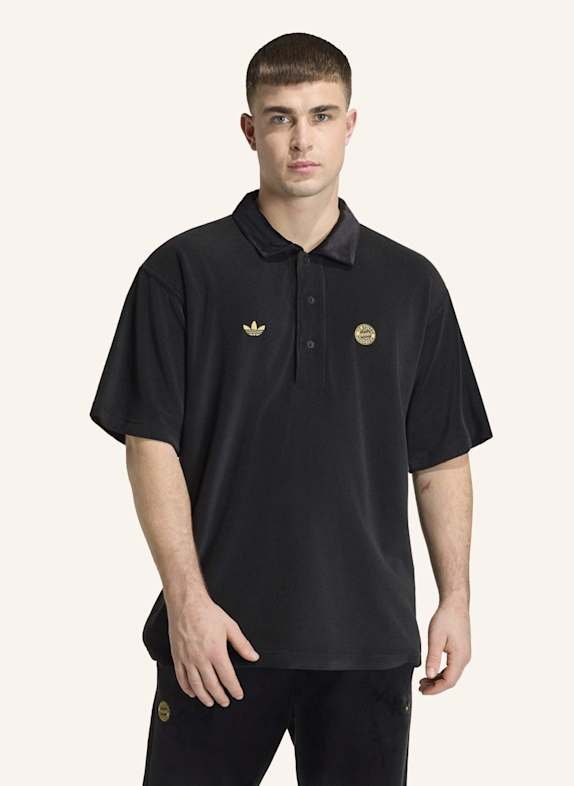 adidas FC BAYERN MÜNCHEN POLOSHIRT SCHWARZ