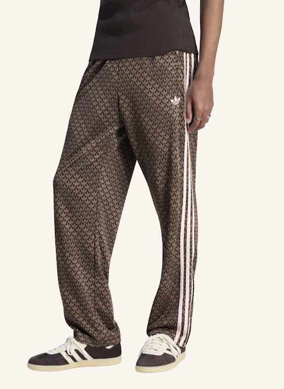 adidas Originals FIREBIRD MONOGRAM TRAININGSHOSE, LOCKER GESCHNITTEN BRAUN/ PINK