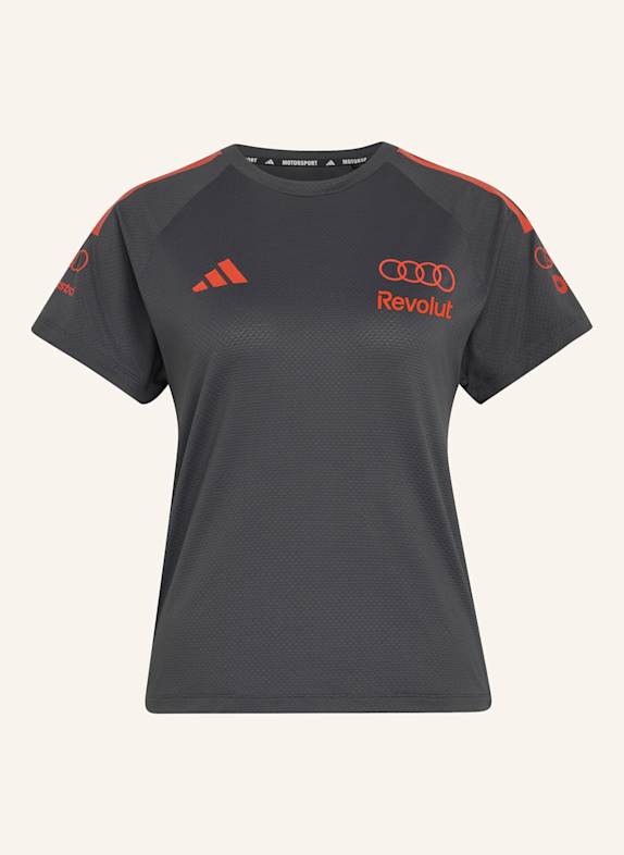 adidas AUDI REVOLUT F1 TEAM SHORT SLEEVE MECHANICS TRIKOT SCHWARZ/ ROT