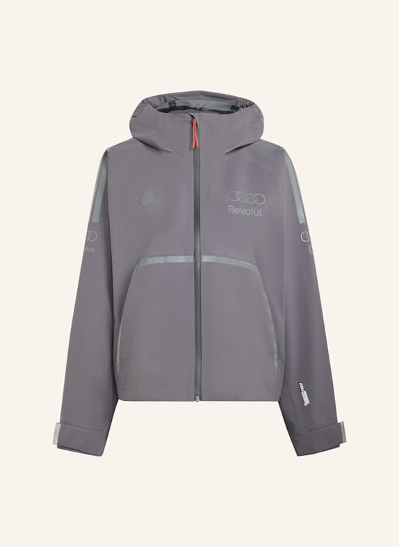adidas AUDI REVOLUT F1 TEAM ENGINEERS & MARKETING REGENJACKE GRAU