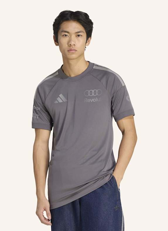 adidas AUDI REVOLUT F1 TEAM DRIVER REPLICA T-SHIRT GRAU
