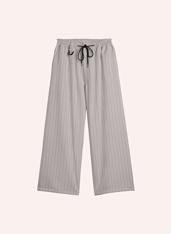 Y-3 Y-3 SPORT UNIFORM TRAININGSHOSE MIT NADELSTREIFEN SCHWARZ
