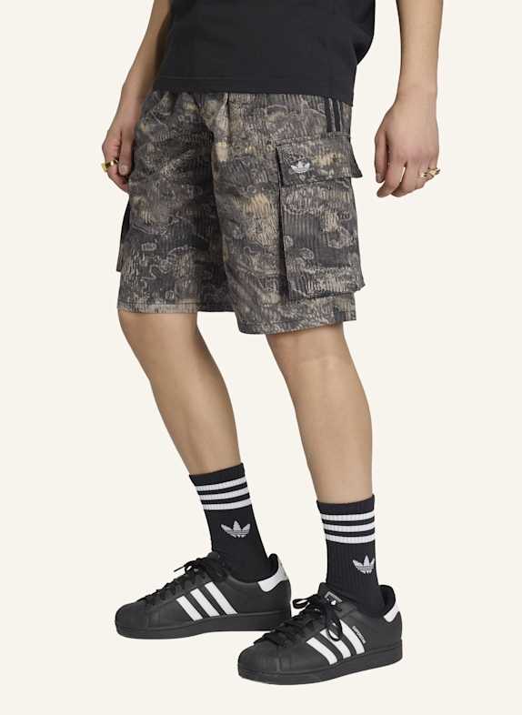 adidas Originals ADILENIUM SEASON 5 AOP CARGOSHORTS GRAU/ BEIGE