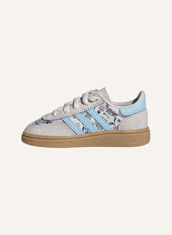 adidas Originals HANDBALL SPEZIAL SCHUH, KOMFORTVERSCHLUSS, ELASTISCHE SCHNÜRSENKEL WEISS/ BLAU/ BEIGE