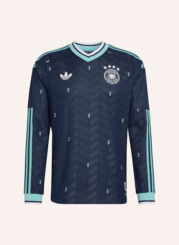 adidas DEUTSCHLAND 26 AUTHENTIC AUSWÄRTSTRIKOT, LANGÄRMLIG BLAU