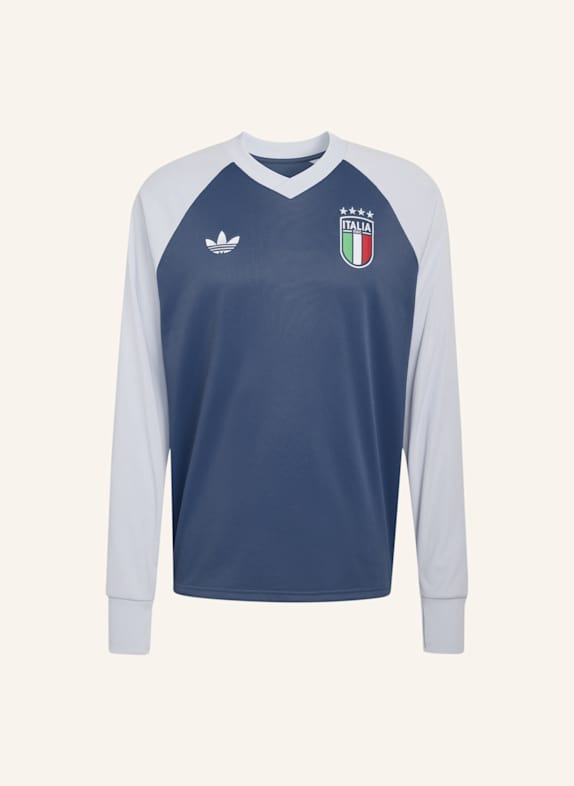 adidas ITALIEN 26 PRE-MATCH WARM AUSWÄRTS-OBERTEIL BLAU