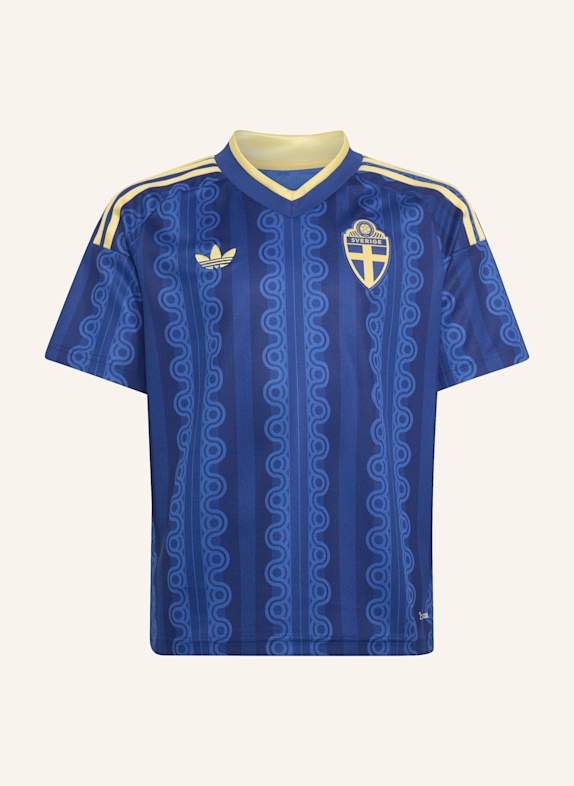 adidas SCHWEDEN 26 KIDS AUSWÄRTSTRIKOT BLAU